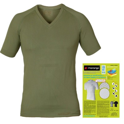 Funkční triko khaki zelené